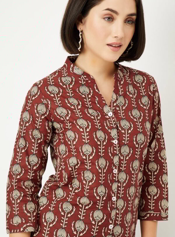 Women Printed Short Kurti