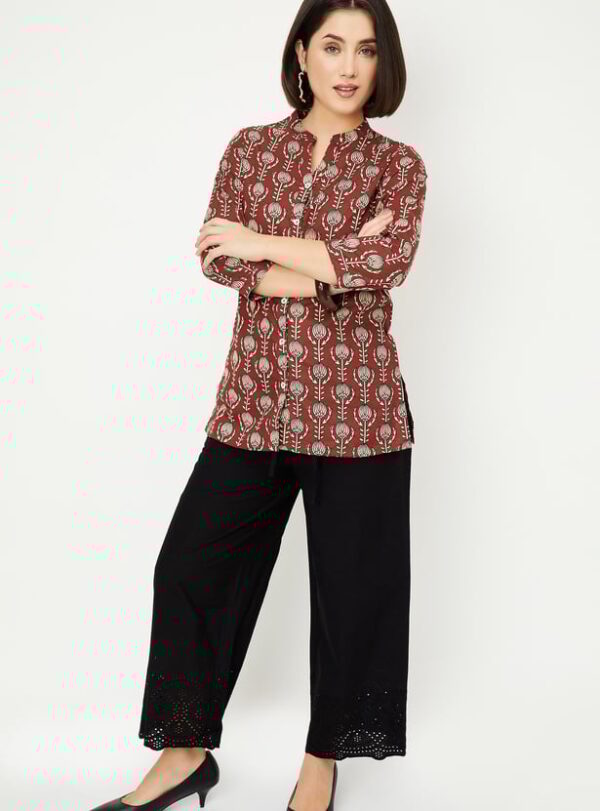 Women Printed Short Kurti - Image 4